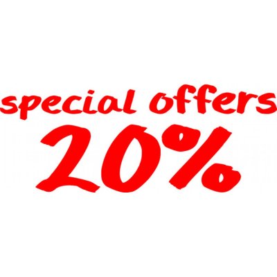 Folienbeschriftung special offers 20%