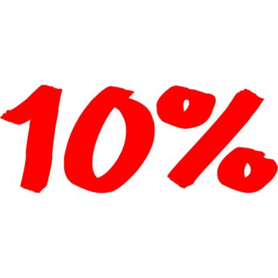Folienbeschriftung 10%