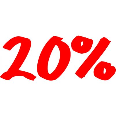 Folienbeschriftung 20%