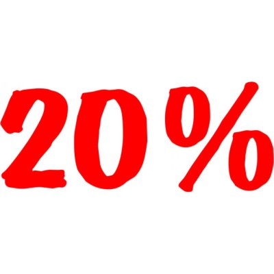 Folienbeschriftung 20%