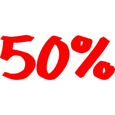 Folienbeschriftung 50%