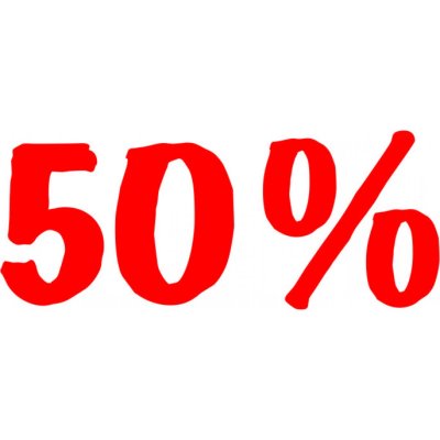 Folienbeschriftung 50%