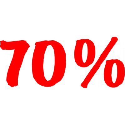 Folienbeschriftung 70%