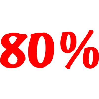 Folienbeschriftung 80%