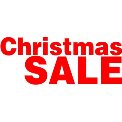 Folienbeschriftung Christmas Sale