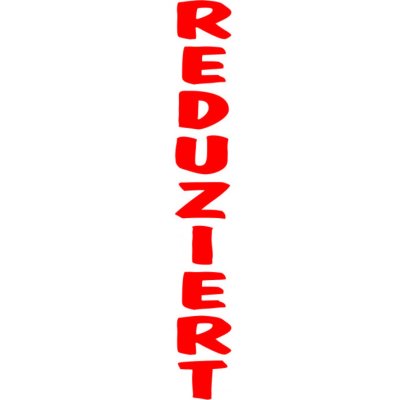 Folienbeschriftung Reduziert