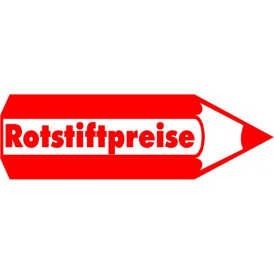 Folienbeschriftung Rotstiftpreise