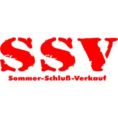 Folienbeschriftung SSV Sommer-Schluß-Verkauf