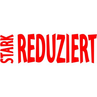 Folienbeschriftung Stark reduziert
