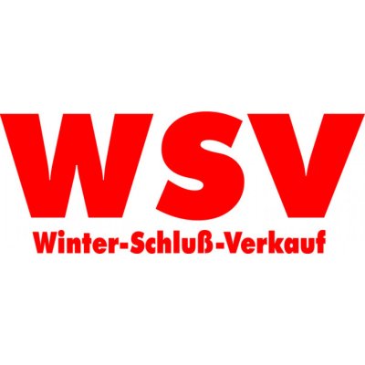 Folienbeschriftung WSV Winter-Schluß-Verkauf