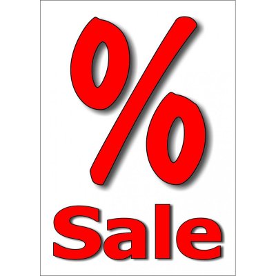 Plakat % Sale
