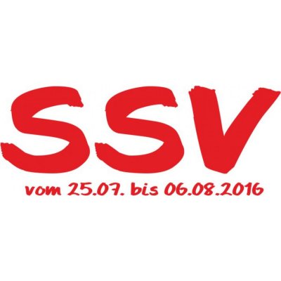 Folienbeschriftung SSV mit Datum