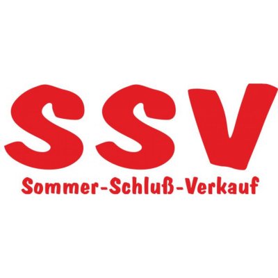 Folienbeschriftung SSV Sommer-Schluß-Verkauf