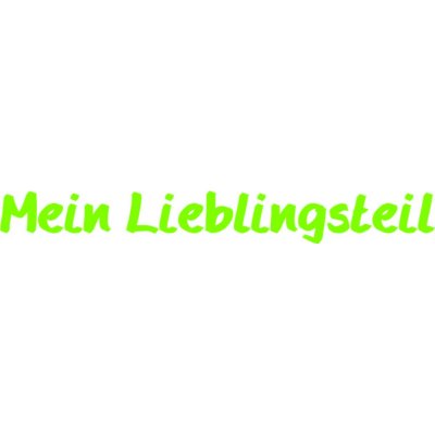 Folienbeschriftung Mein Lieblingsteil