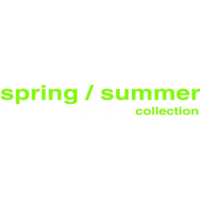 Folienbeschriftung spring / summer collection