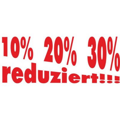 Folienbeschriftung 10% 20% 30% reduziert!!!
