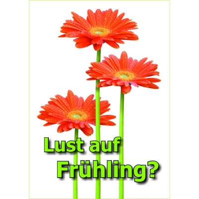 Plakat Lust auf Frühling?