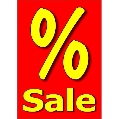 Plakat % Sale