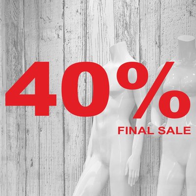 Folienbeschriftung 40% Final Sale