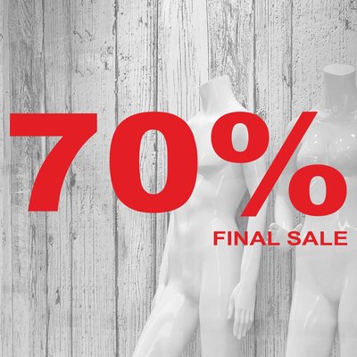 Folienbeschriftung 70% Final Sale