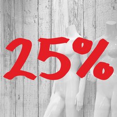 Folienbeschriftung 25%