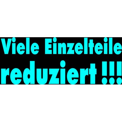 Folienbeschriftung Viele Einzelteile reduziert !!! 150 cm lang, Farbe Rot